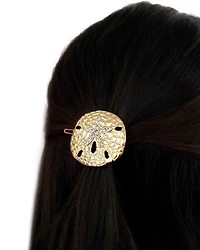 Crystal Sand Dollar Hair Barrette