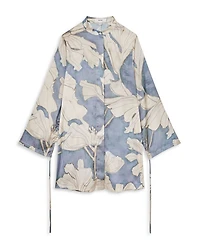 Megan Floral Shirt Dress