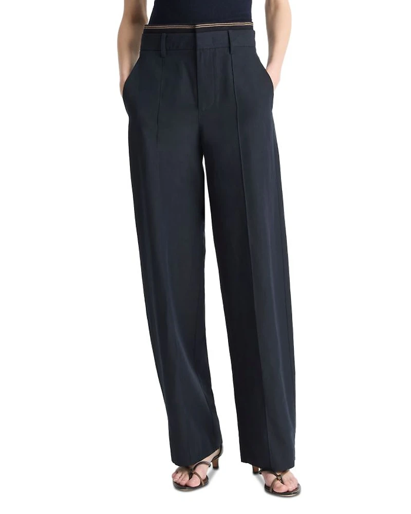 Ribbed Waist Pants