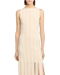 Carwash Hem Studded Maxi Dress