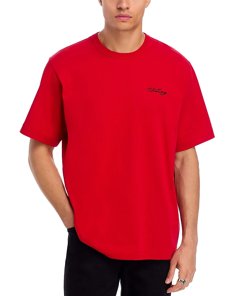 Helmut Lang Relaxed Fit Graphic Logo Tee