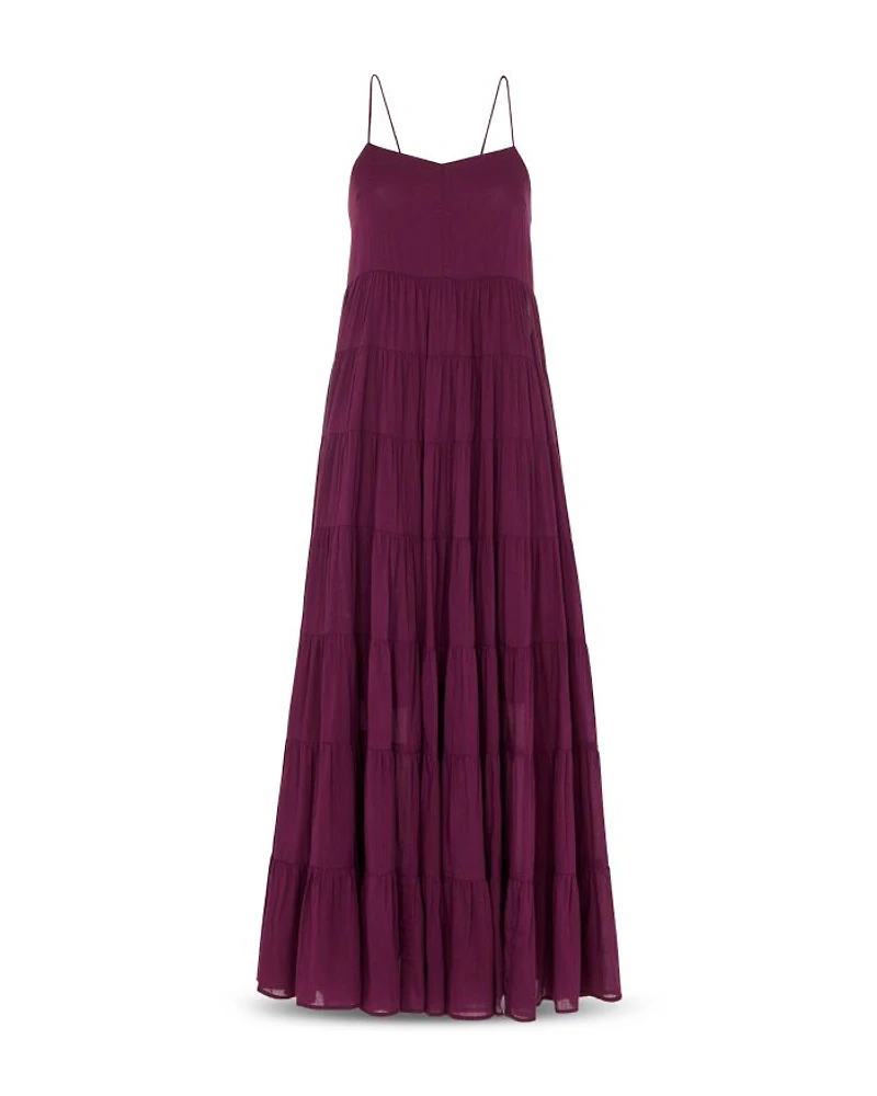 Cotton Tiered Maxi Sun Dress