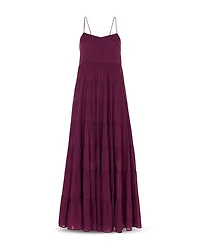 Cotton Tiered Maxi Sun Dress