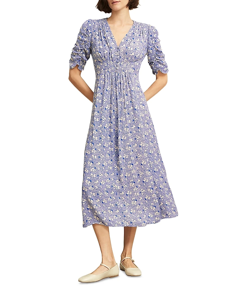 Hobbs London Stowe Smocked Dress