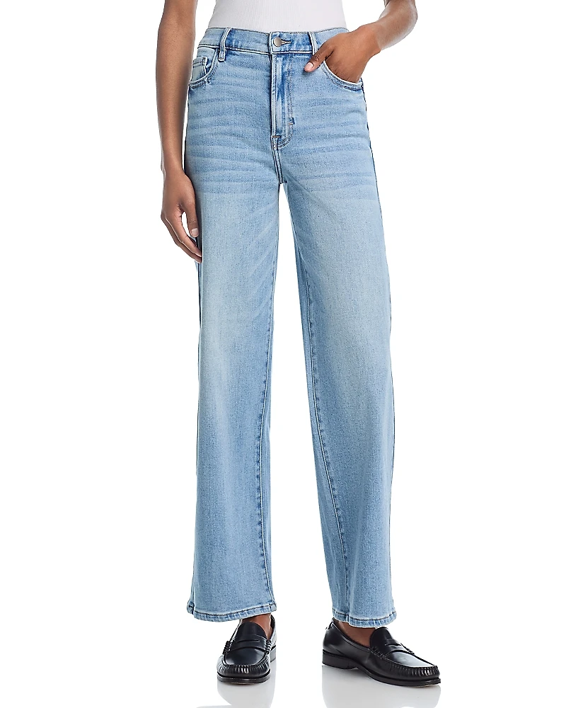 Aqua High Rise Dad Jeans