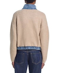 Sweater Bomber Jacket