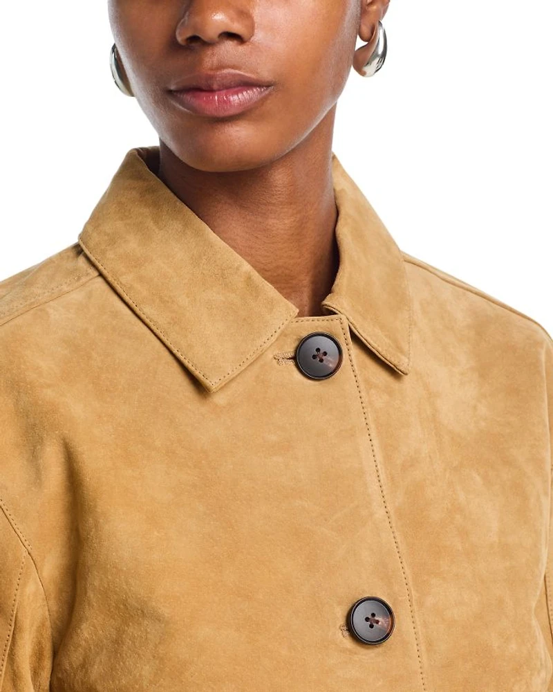 Suede Cropped Jacket