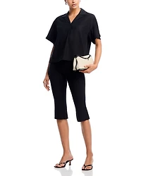 Textured Popover Camp Shirt