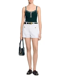 Two Tone Knit Tank