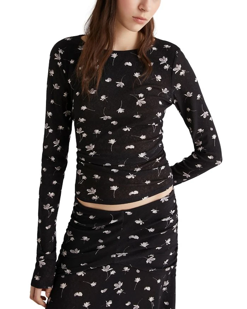 Sigma Ruched Long Sleeve Top