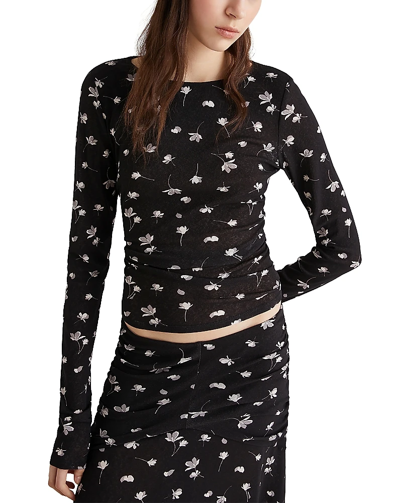 Marella Sigma Ruched Long Sleeve Top