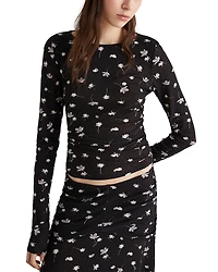 Marella Sigma Ruched Long Sleeve Top