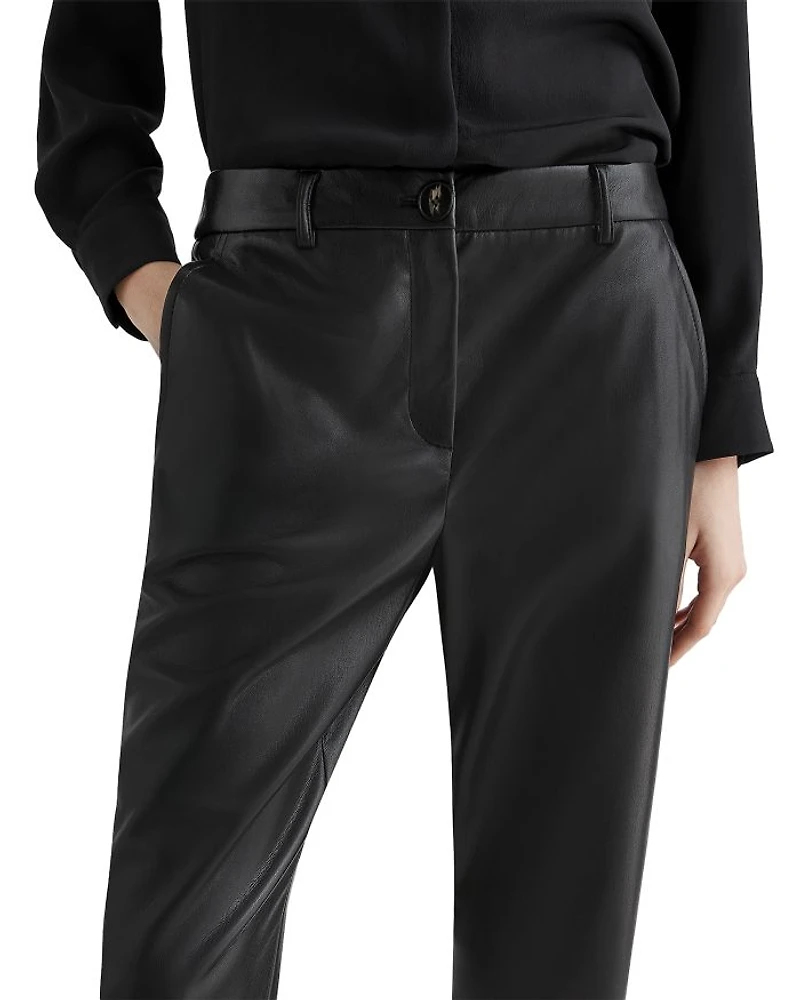 Teodora Faux Leather Pants
