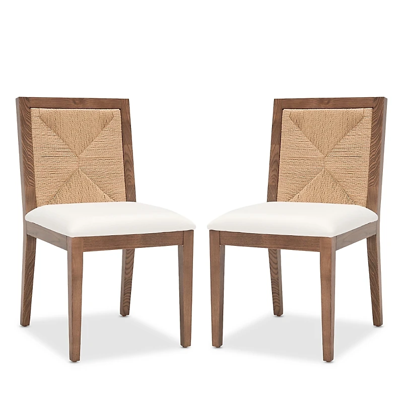 Safavieh Emilio Woven Dining Chairs, Set of 2