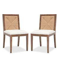 Safavieh Emilio Woven Dining Chairs, Set of 2