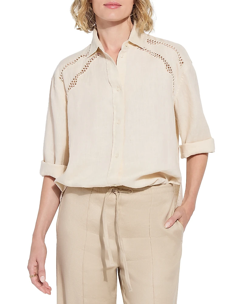 Lysse Roxanne Embroidered Shirt