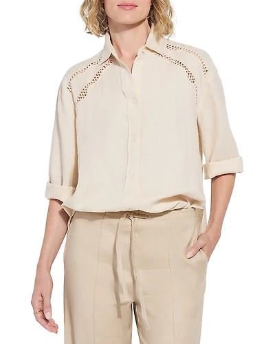 Lysse Roxanne Embroidered Shirt