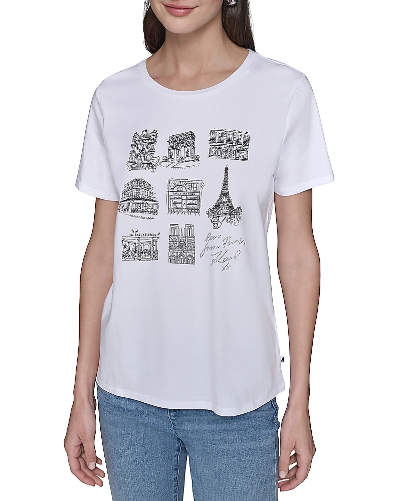 Karl Lagerfeld Paris Paris Streets Tee
