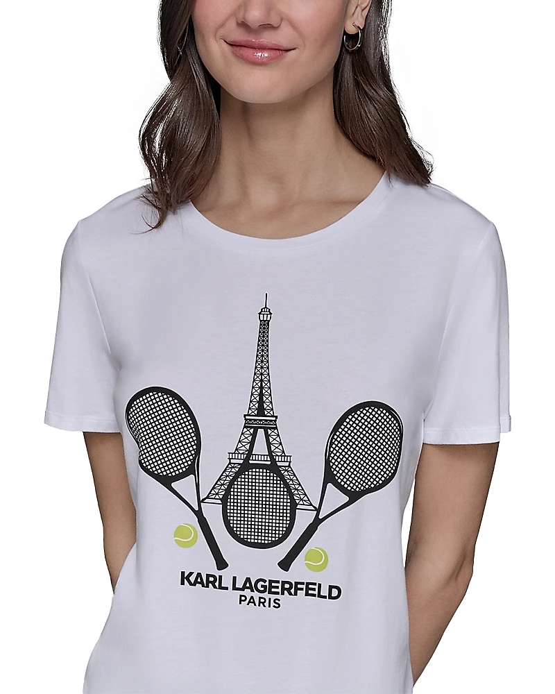 Karl Lagerfeld Paris Paris Tennis Tee