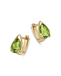 Bloomingdale's Fine Collection Pear Huggie Hoop Earrings