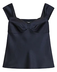 Cap Sleeve Peek Top