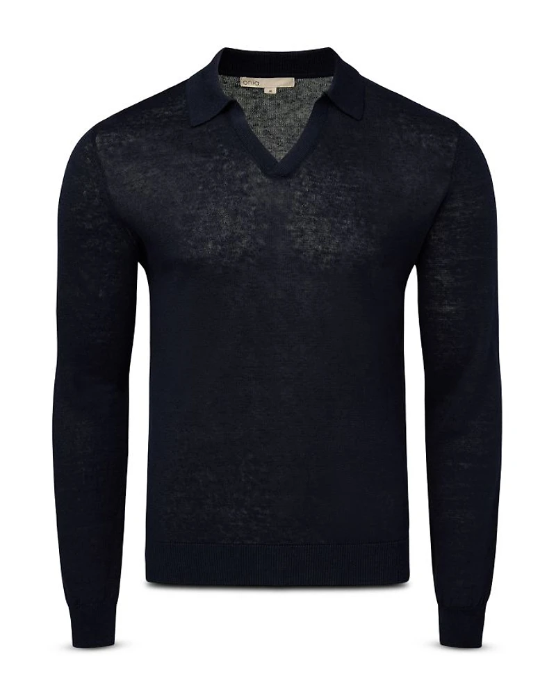 Johnny Linen Polo Sweater