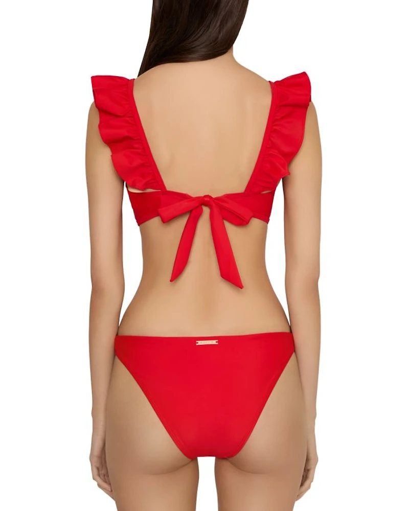 Ruffled Bikini Top