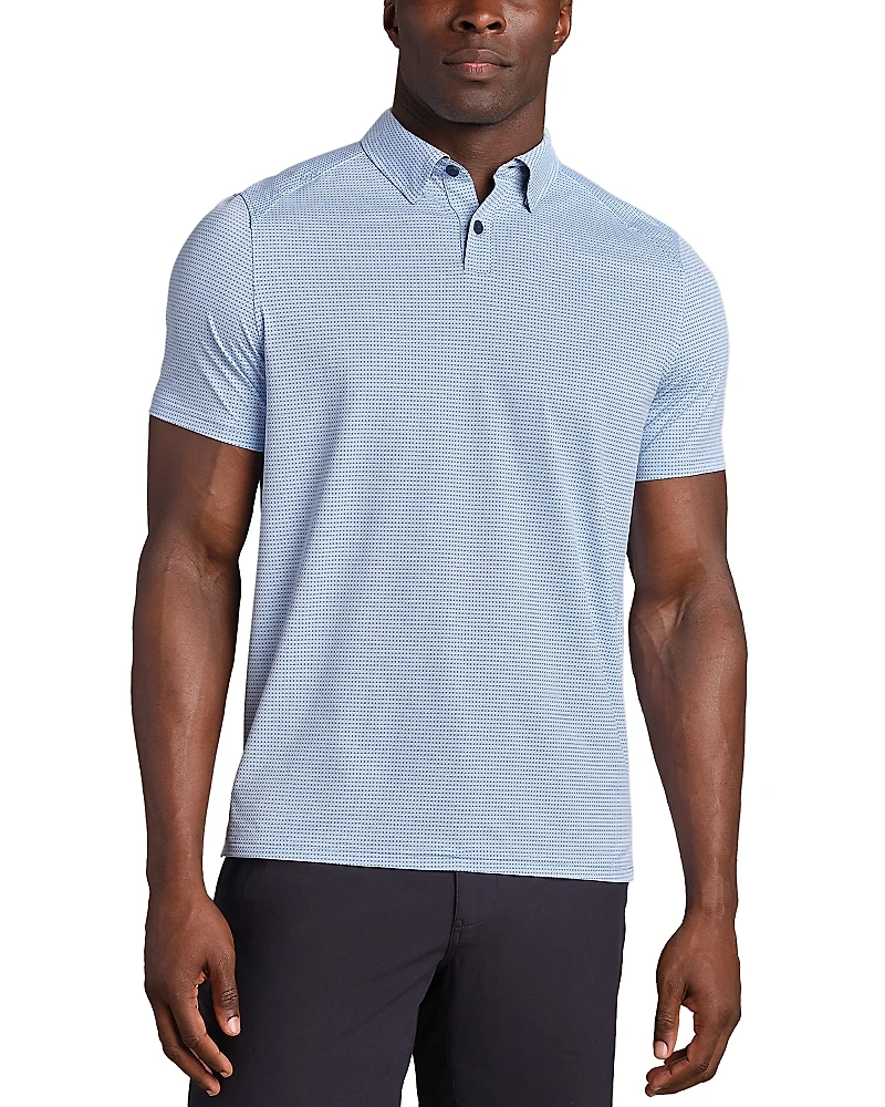 Rhone Slim Fit Textured Commuter Polo Shirt