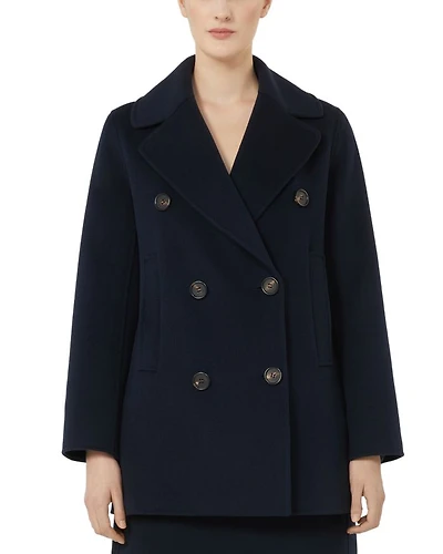 Caban Wool Pea Coat