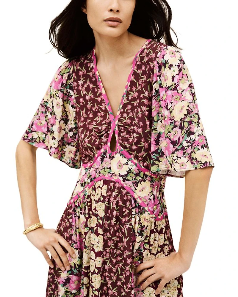 Indrea Keyhole Mini Dress