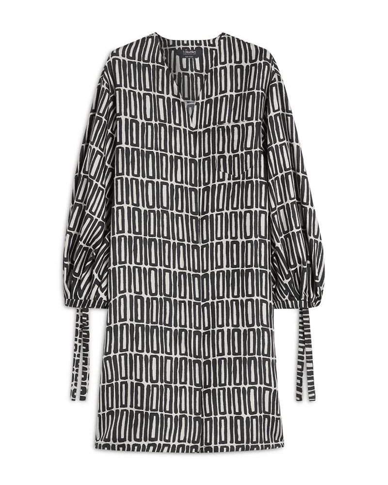 Ottone Black Silk Dress
