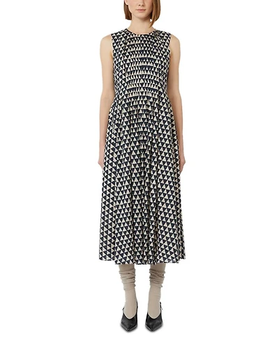 Eloise Ultramarine Cotton Dress
