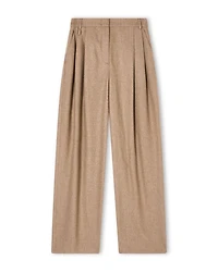 Icon Wool Blend Pleated Pants