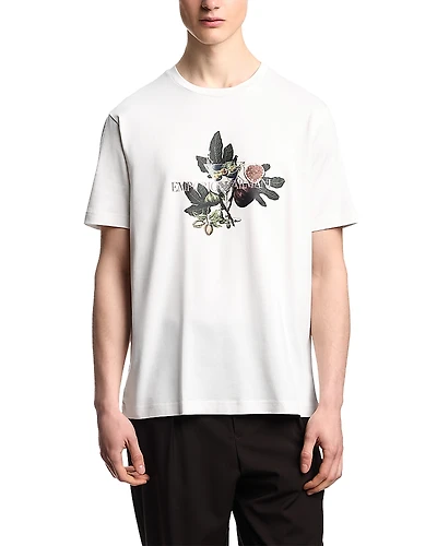 Emporio Armani Fig & Martini Graphic Logo Tee