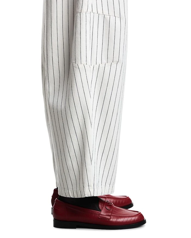 Garment Dyed Wide Leg Pants