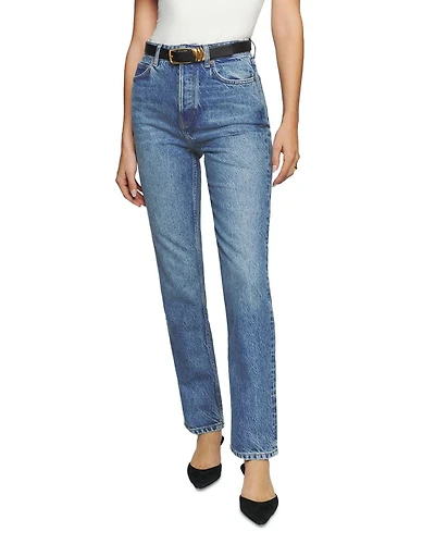 Cynthia High Rise Straight Jeans Colorado