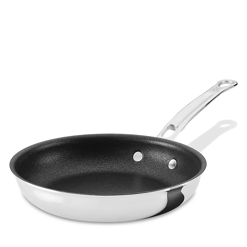 Hestan ProBond Luxe 2 Piece Professional Clad Stainless Steel Skillet Set with Titum Nonstick