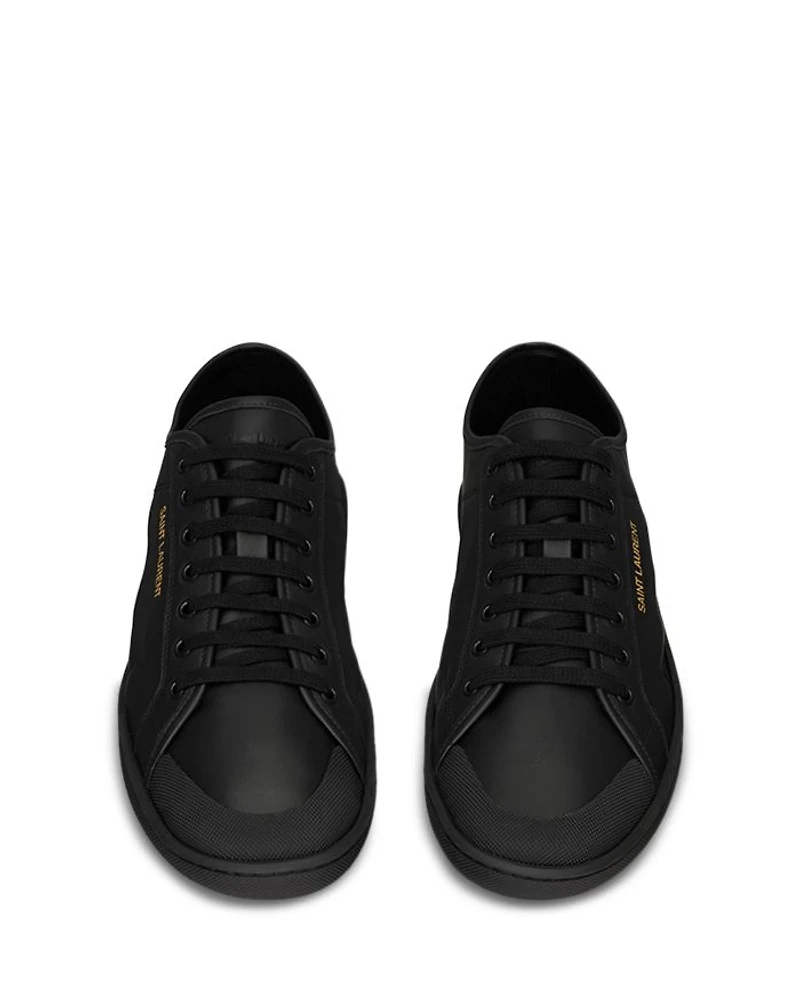 Men's Leather Gym Sneakers