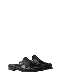 Women's Brushed Leather Mules