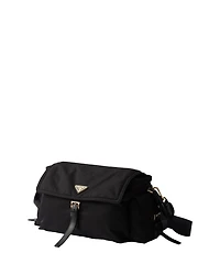 Explore Large Re-Nylon Shoulder Bag With Flap