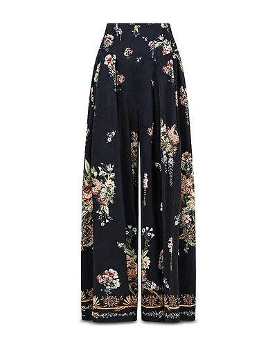 Camilla Corset Waist Wide Leg Pants