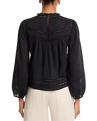 Reyna Lace Trim Top