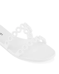 Women's Infinity Chain Jelly Sandals