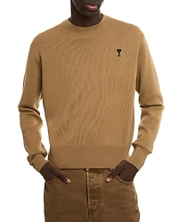 Ami Wool Logo Crewneck Sweater
