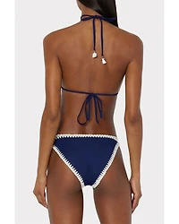 Crocheted Trim Tie Side Bottom