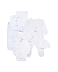 Little Me Unisex Welcome to the World Six Piece Gift Box Set - Baby