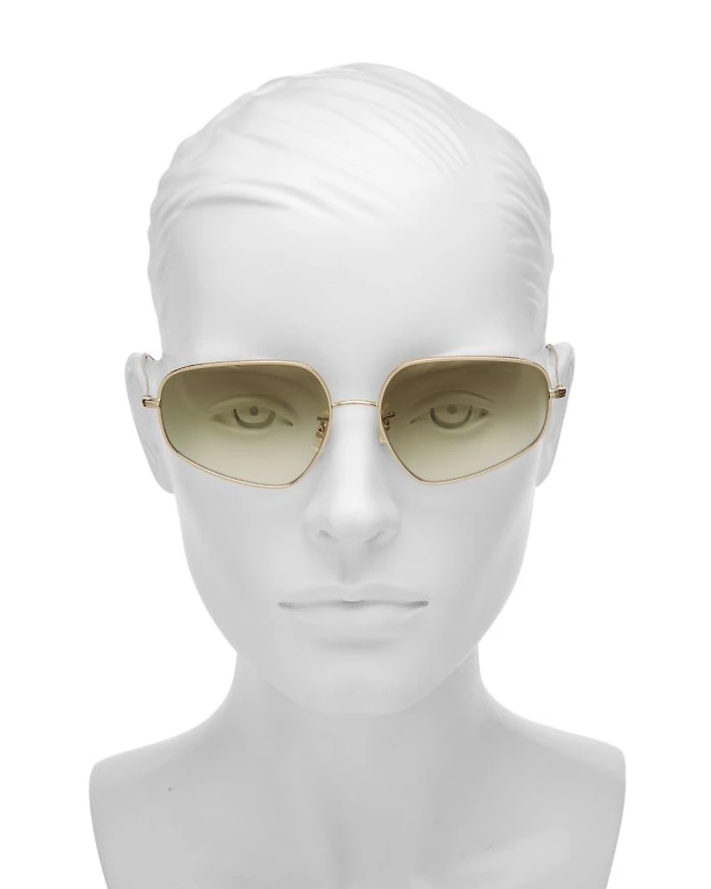 Eylaa Geometric Sunglasses, 57mm
