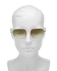 Eylaa Geometric Sunglasses, 57mm