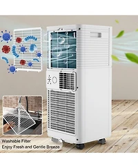 8000 BTU Portable Air Conditioner 3-in-1 Cooler w/Dehumidifier