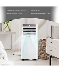 8000 BTU Portable Air Conditioner 3-in-1 Air Cooler with Remote Control